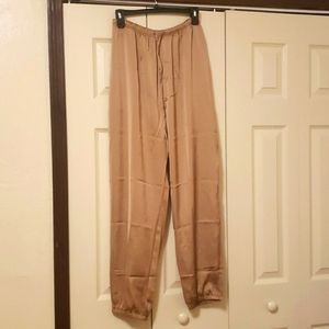 Satin jogger pants